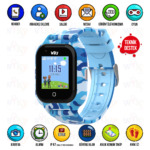 Wiky Watch 4S Mavi Kamuflaj Akıllı Çocuk Saati 2 WikyWatch4S 2 mavi kamuflaj