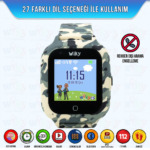 Wiky Watch 4S Askeri Kamuflaj Akıllı Çocuk Saati 2 WikyWatch4S 5 askeri kamuflaj