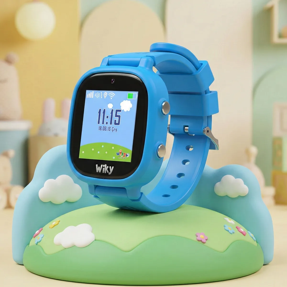 Wiky Watch 5E Akıllı Çocuk Saati Mavi 5e mavi 2