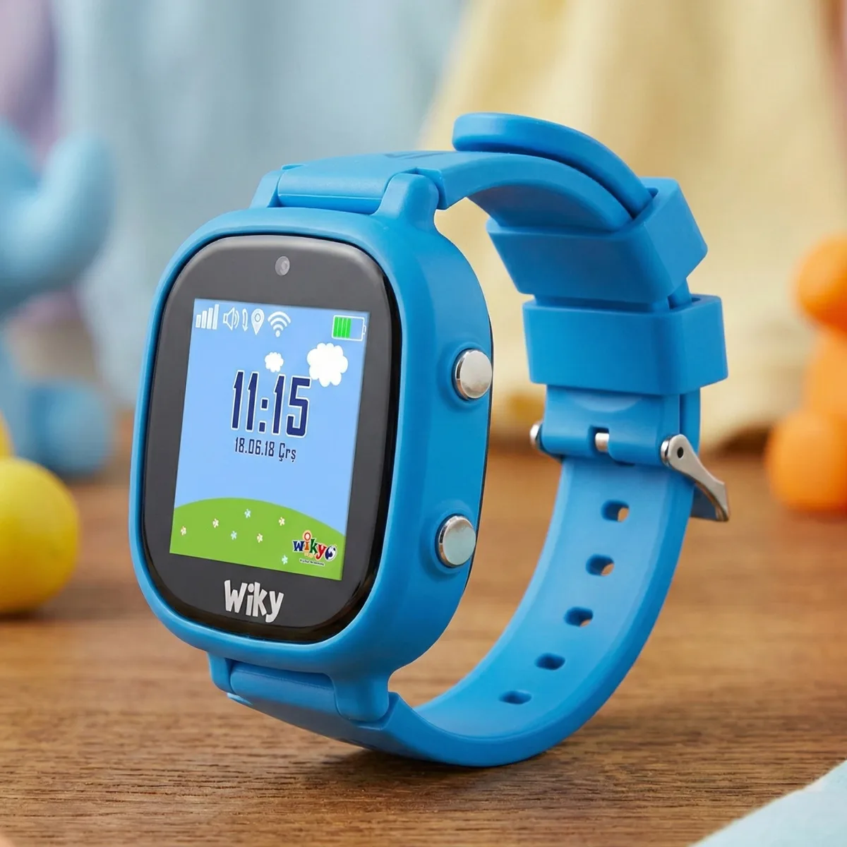 Wiky Watch 5E Akıllı Çocuk Saati Mavi 5e mavi 3