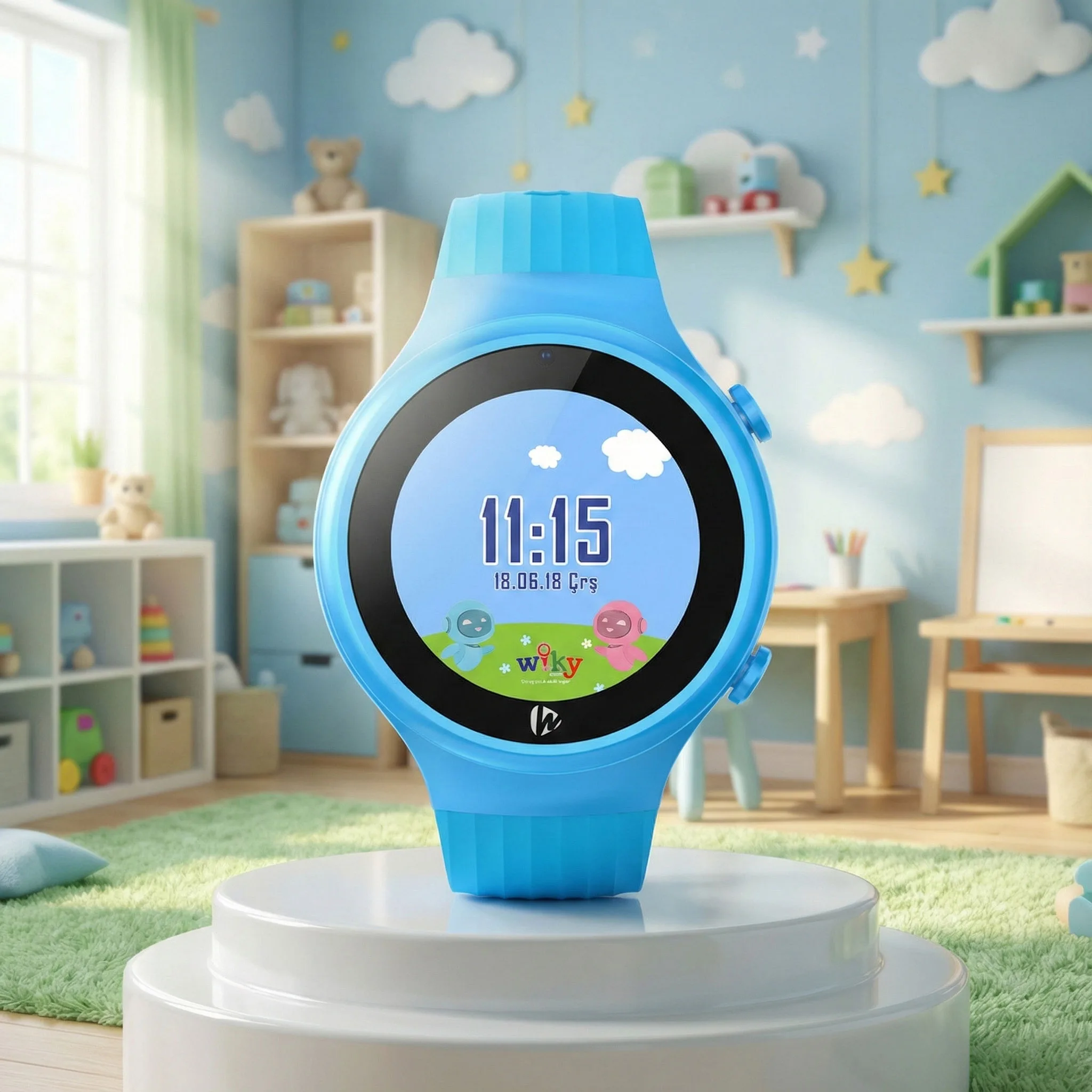 Wiky Watch 5S Mavi GPS Akıllı Çocuk Saati 5s 2