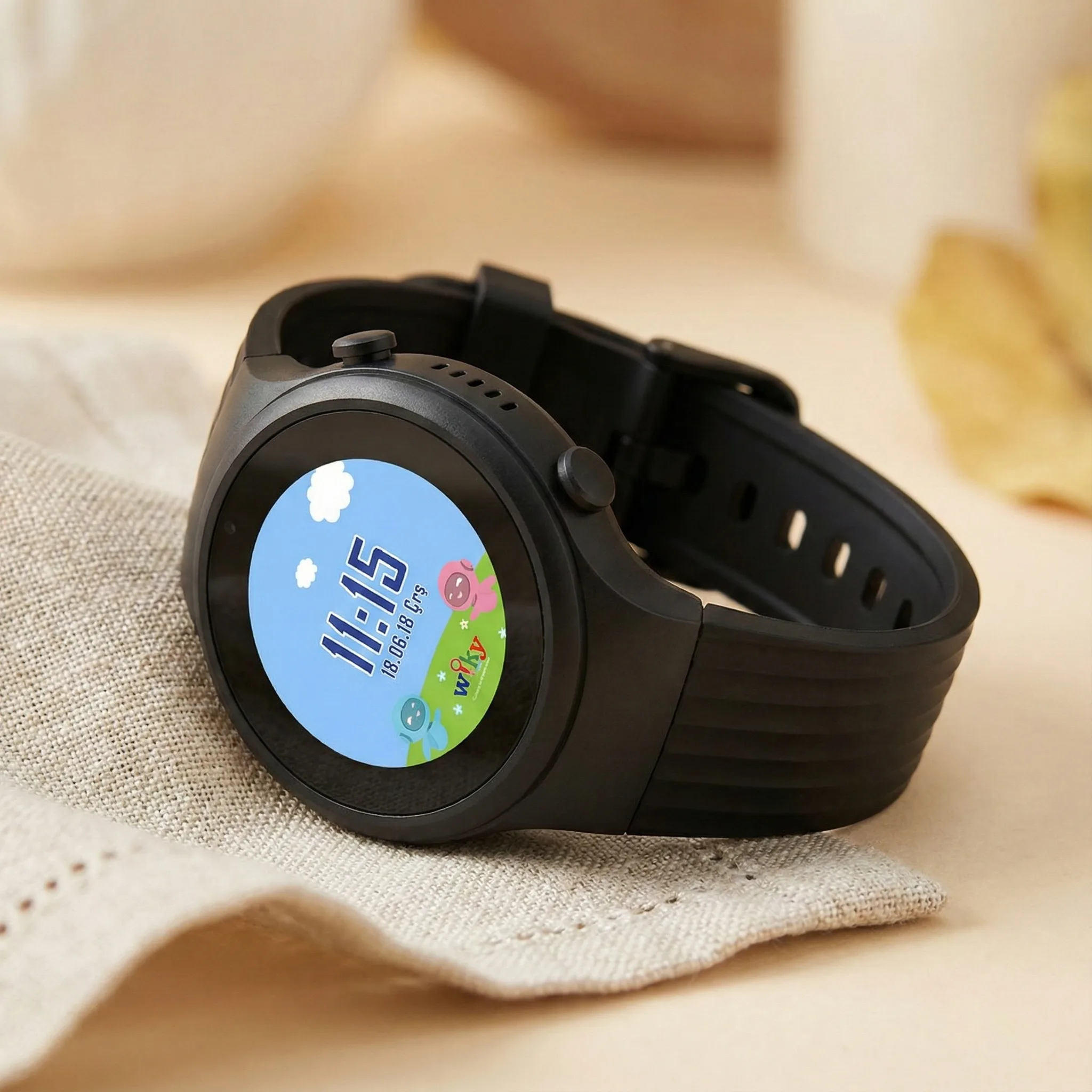 Wiky Watch 5S Siyah SIM Kartlı Akıllı Çocuk Saati 5s siyah 5