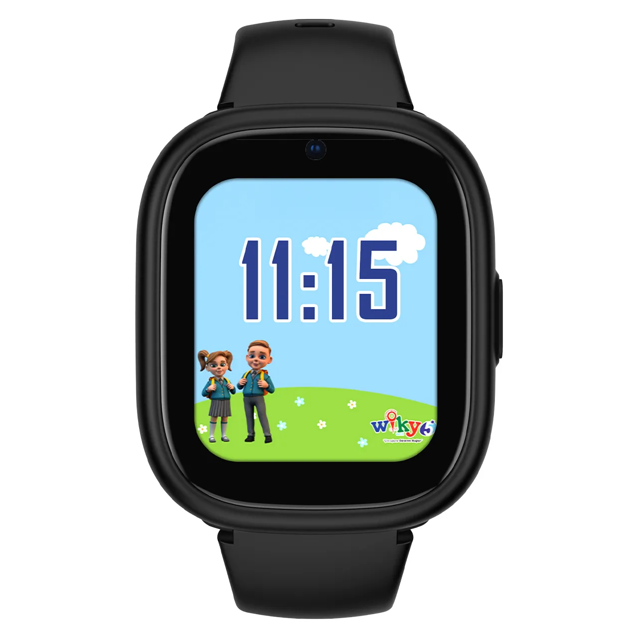 Wiky Watch 5Plus Görüntülü Görüşmeli Akıllı Çocuk Saati Siyah wiky 5plus siyah 1